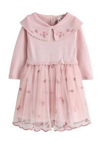 next Kleid M&auml;dchen Gr&ouml;&szlig;e 68 altrosa / pastellpink / silber