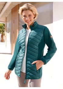 Witt Damen Softshelljacke mit gestepptem Vorderteil, petrol, Gr&ouml;&szlig;e 38, 94% Polyester, 6% Elasthan. Vorderteil: 100% Polyester. Wattierung: 100% 