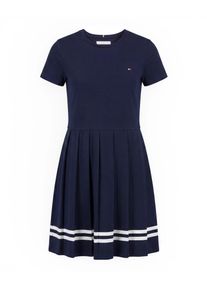 Tommy Hilfiger Kleid M&auml;dchen Gr&ouml;&szlig;e 86 dunkelblau / wei&szlig;