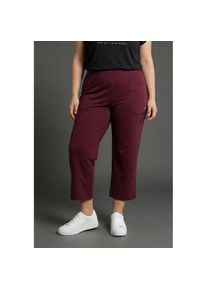 Fayn Sports, Unisex, FAYN SPORTS 3/4-Hose mit elastischem Bund auch in grossen Gr&ouml;ssen, bordeaux, 50, N-Gr, Sportliche 3/4-Hose