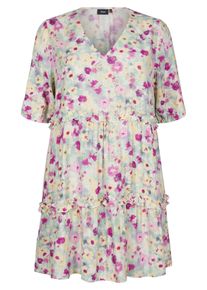 ZIZZI Kleid 'MJane' Damen Gr&ouml;&szlig;e 42/44 chamois / pastellgr&uuml;n / lila Sommerkleid