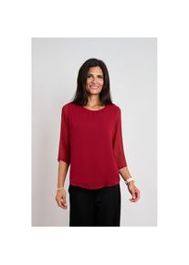 Seidel Moden, Unisex, Chiffonbluse MADE IN GERMANY, 48,bordeaux, 54, Bluse von Seidel Moden