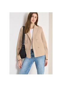Cecil, Unisex, Kurzjacke ohne Kapuze Trenchcoat mit Reverskragen, crispy camel, S (38), Kurzer Trenchcoat f&uuml;r Unisex von Cecil