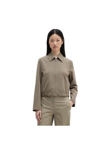 Marc O'Polo Marc O'polo, Unisex, Marc O'Polo Kurzjacke &raquo;DFB Travel Collection&laquo; aus Schurwolle-Mix, frozen taupe, 36, Indoorjacke von Marc O'Polo