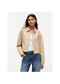 Tommy Hilfiger, Unisex, Kurzjacke &raquo;CHINO DRESSING SHORT JACKET&laquo; ohne Kapuze Baumwollmischung, gentle gold, 40, Jacke von Tommy Hilfiger womenswear