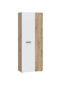 FORTE, FORTE Schuhschrank &raquo;NET306&laquo; Schuhschrank, inklusive Einlegb&ouml;den, verschiedene Dekore, artisan eiche, wei&szlig;, Holzwerkstoff, B/H/T: 68,7 cm x 