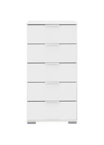 Livetastic Kommode , Weiss , Kunststoff , 5 Schublade(n) Schubladen , 49x102x41 cm , Made in Germany , Typenauswahl, Beim&ouml;bel erh&auml;ltlich , Kleinm&ouml;bel, Kommoden, Kommoden