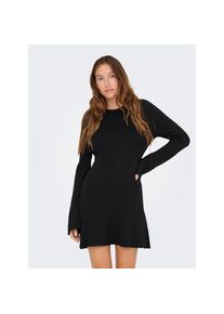 Only, Unisex, ONLY Minikleid &raquo;ONLMICHELLA LS O-NECK DRESS KNT&laquo; Sommerkleid, schwarz, XL, N-Gr, Strickkleid in Midil&auml;nge von ONLY