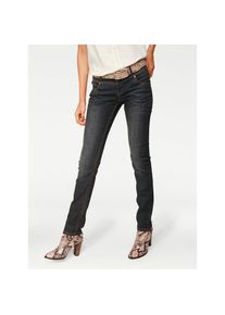 Linea Tesini By Heine, Unisex, Linea Tesini by heine Bequeme Jeans 1 Stk., schwarz denim, 21, Kurzgr&ouml;ssen, Angesagte Skinny-Form