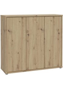 FORTE, FORTE Schuhschrank &raquo;Alice Springs, Schuhschrank, Platz f&uuml;r 20 Paar Schuhe, 3 T&uuml;ren&laquo; B/H/T 109,2/99,1/34,9 cm, Stauraumschrank, Mehrzweckschrank