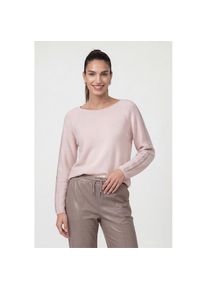 monari, Unisex, Rundhalspullover &raquo;Pullover Basic Schmuck&laquo; Regular fit mit Schmuckelementen, hellrosa, 46, Eleganter Pullover von monari