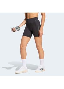 adidas Performance, Unisex, adidas Performance Shorts &raquo;OPTIME WORKOUT 3-STREIFEN KURZE LEGGINGS&laquo;, schwarz, innenbeinl&auml;nge ca. 18 cm, M, L&auml;nge 7, 