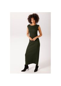 Aniston Casual, Unisex, Aniston CASUAL Maxikleid mit Raffungen in der Taillennaht - NEUE KOLLEKTION, dunkelgr&uuml;n, 46, N-Gr, Kleid aus elastischer 