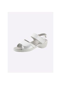 Classic Basics, Unisex, Sandalette, wei&szlig;, 38, Weite H