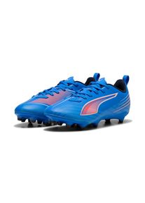 Puma, Unisex, Puma Fussballschuh &raquo;ULTRA 6 PLAY FG/AG JR&laquo; f&uuml;r Rasen- und Kunstrasenpl&auml;tze, f&uuml;r Jugendliche, ultra blau, Puma wei&szlig;, glowing rot, 37,5, 