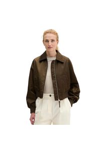 Marc O'Polo Marc O'polo, Unisex, Marc O'Polo Blouson im Aviator-Stil regular aus recyceltem Shiny-Polyester-Twill, mossy earth, 32, Blouson von Marc O'Polo