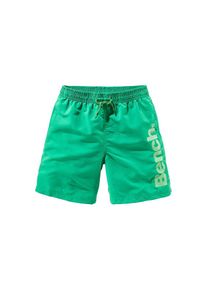 Bench., Unisex, Badeshorts mit trendigem Logoschriftzug, gr&uuml;n, 170/176, N-Gr, Mit Logoschriftzug seitlich