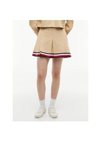 Tommy Jeans, Unisex, Minirock &raquo;TJW RWB TAPE MINI SKIRT&laquo; Baumwolle, gentle gold, 28, Plisseerock von Tommy Jeans