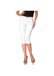 Heine, Unisex, Heine Caprihose, wei&szlig;, 34, Normalgr&ouml;ssen, Gerade geschnittene Beinform