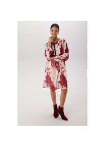 Aniston Selected, Unisex, Aniston SELECTED Plisseekleid zarter Chiffon mit Plissee und Body gef&uuml;ttert - NEUE KOLLEKTION, creme, bordeaux, silber, 48, 