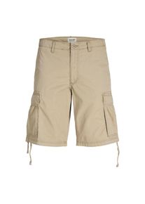 Jack & Jones Jack & Jones, Unisex, Cargoshorts &raquo;JPSTCOLE FRANK CARGO SHORT MID SN&laquo; mit Cargotaschen, crockery, S, N-Gr, Shorts von Jack & Jones