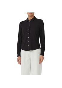 s.Oliver BLACK LABEL, Unisex, s.Oliver BLACK LABEL Hemdbluse mit Perlmuttkn&ouml;pfen, schwarz, 34, Bluse von s.Oliver BLACK LABEL