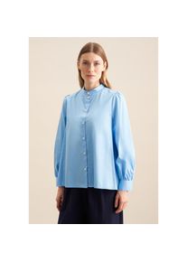 Seidensticker, Unisex, Seidensticker Klassische Bluse &raquo;Schwarze Rose&laquo; 1/1 Kragen Uni, hellblau, S (36), Passform: Regular