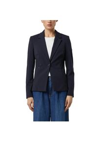 comma, Unisex, Jackenblazer mit Reverskragen und 1-Knopf-Verschluss, navy, 36, Unisex-Blazer von COMMA