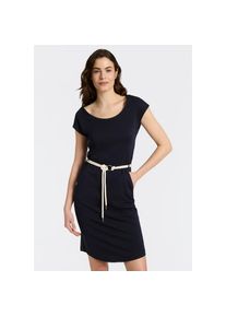 Ragwear, Unisex, Minikleid &raquo;LILITHE O&laquo; mit Taillen-Bindeg&uuml;rtel, navy, S, N-Gr, Vegan, von PETA verifiziertes Kleid von Ragwear