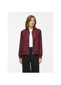 Vila, Unisex, Blouson &raquo;VIPAPAYA L/S BOMBER JACKET - NOOS&laquo; Kunstfaser, port royale, 38, L&auml;ssige Blousonjacke von VILA im Baseball Style