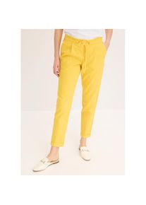 bonprix, Unisex, bonprix Leinenhose &raquo;Leinenhose&laquo; aus Leinen und Baumwolle, Regular Fit, mit elastischem Gummibund, lemoncurry, 50, N-Gr, Leinenhose 