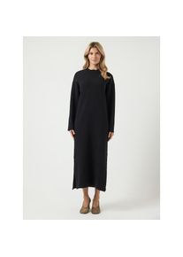 Y.A.S, Unisex, Strickkleid &raquo;YASELMA LS LONG KNIT DRESS S. NOOS&laquo;, schwarz, S, N-Gr, Gestricktes Maxikleid von YAS