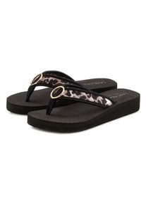 Lascana, Unisex, Lascana Badezehentrenner &raquo;Sandale, Badeschuh, Pantolette, Badelatsche, Flip Flop, Sommerschuh,&laquo; Zehentrenner mit Ringapplikation "
