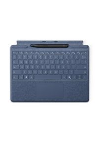 Microsoft, Tablet-Tastatur &raquo;Surface Pro Keyboard mit Slim Pen 2 (CH-Layout)&laquo; (), blau, Surface Slim Pen 2 : pr&auml;ziser, aktiver Eingabestift mit 