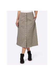 Classic Basics, Unisex, Jeansrock, taupe, 27, weicher Denim