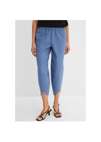 bonprix, Unisex, bonprix 3/4-Hose &raquo;3/4-Hose aus leichtem Leinen-Mix&laquo; aus Leinen-Mix, mit Seitenschlitzen, Regular Fit, casual Stil, jeansblau, 52, N-
