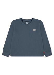 Levi's Kids, Unisex, Levi's Kids Langarmshirt &raquo;LVB LS GRAPHIC TEE SHIRT&laquo; aus Baumwolle, mit kleinem Logobadge - for Boys, schwarz slate, 12M (80), 