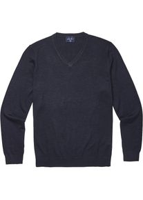 MARVELIS, Unisex, MARVELIS V-Ausschnitt-Pullover, marine, M, Wollpullover von MARVELIS