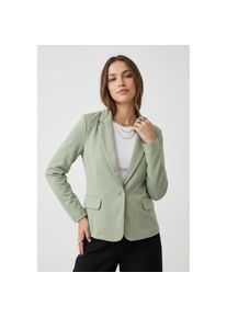 V&eacute;ro Moda Vero Moda, Unisex, Jerseyblazer &raquo;VMJULIA LS BLAZER JRS NOOS&laquo; Materialmix, regular fit, fog gr&uuml;n, 38, Blazer von Vero Moda