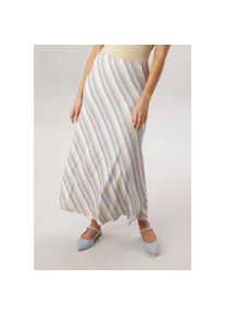 Aniston Selected, Unisex, Aniston SELECTED Maxirock mit innenliegenden, elastischen Gummiband, hellblau, camel, beige, 34, Rock im farbharmonischen, 