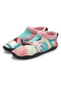 Lascana, Unisex, Lascana Badeschuh &raquo;Badelatsche, Badeschuhe&laquo; Aquaschuh, Slipper, Wasserschuh ultraleicht und schnelltrocknend VEGAN, schwarz, 36, 
