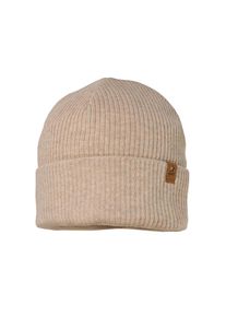 MaxiMo, Unisex, MaxiMo Beanie aus Baumwolle, w&auml;rmend, gef&uuml;ttert, unifarben, beigemeliert, 55, Strickm&uuml;tze von MaxiMo