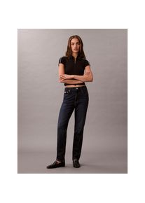 Calvin Klein Jeans, Unisex, Mom-Jeans &raquo;NEW MOM JEAN&laquo; mit Markenlabel am Bund, thompson, 34, L&auml;nge 30, Jeans von Calvin Klein Jeans Womanswear
