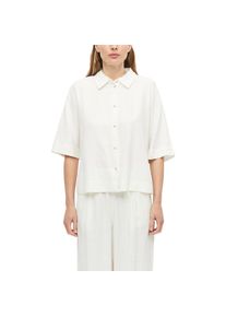 s.Oliver, Unisex, s.Oliver Hemdbluse kurz, mit Knopfleiste, wei&szlig;, 38, Kurzarm-Bluse von s.Oliver Red Label