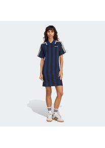 adidas originals, Unisex, adidas originals Shirtkleid &raquo;INSPIRED GRAPHIC&laquo; sportlicher Look, vom Fussball inspirierter Allover-Print, night indigo, M, N