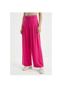 bonprix, Unisex, bonprix Bundfaltenhose lockerer Schnitt, mit Elasthan-Anteil, inklusive G&uuml;rtel, pinklady, 50, N-Gr, Lockerer Schnitt sorgt f&uuml;r 