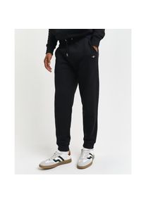 Gant, Unisex, Sweathose &raquo;REG SHIELD SWEATPANTS&laquo; mit Logostickerei unterhalb des Bunds, schwarz, M, N-Gr, Sweathose von Gant