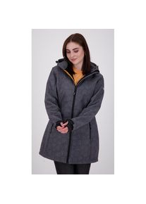 DEPROC Active, Unisex, DEPROC Active Softshellmantel &raquo;KEELE PEAK II WOMEN&laquo; auch in Grossen Gr&ouml;ssen erh&auml;ltlich, schwarz print, 46 (L), Hoher 