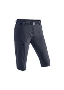 Maier Sports, Unisex, Caprihose &raquo;Inara slim 3/4&laquo; Unisex Wanderhose, atmungsaktive Outdoorhose, 3/4 Hose mit 3 Taschen, dunkelblau, 44, Normalgr&ouml;ssen, 
