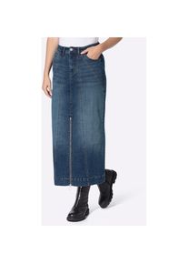 Heine, Unisex, Heine Jeansrock, blau, stone, washed, 42, modische Waschung